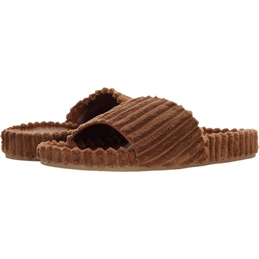 Faryl by Farylrobin Mia Sandals Womens US 10 Cognac Slip On Slides JOBB1593